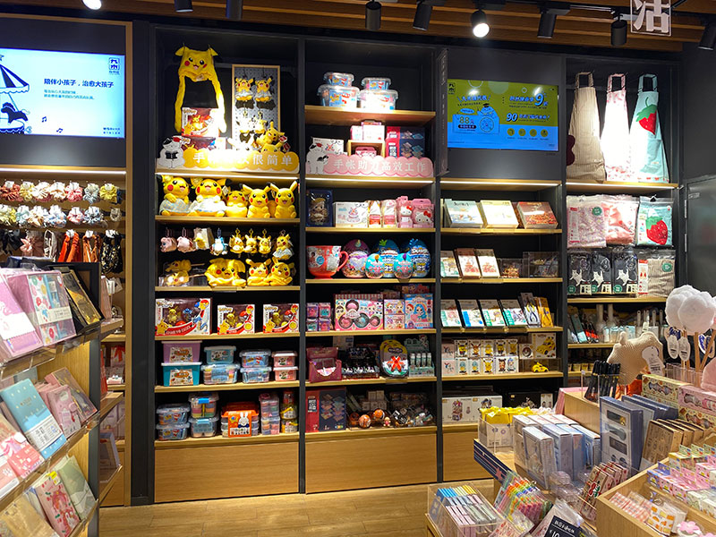 廣州文體店展示貨架定制,筆架流水臺(tái),文具鋼木展示架,廣州大唐貨架